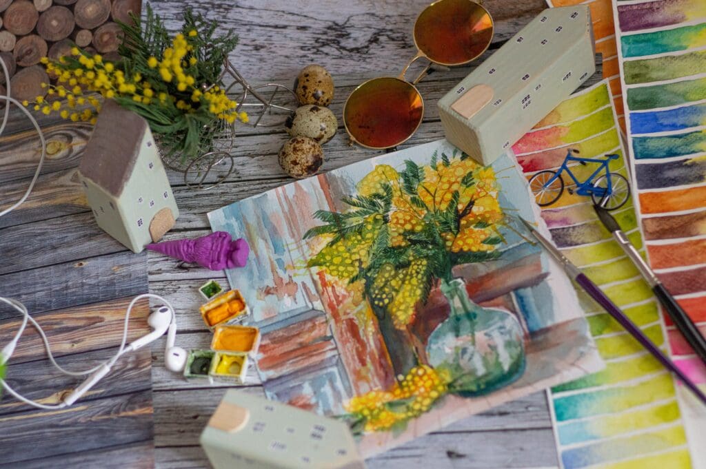 Stunning painting class that is one of the best hobbies for women